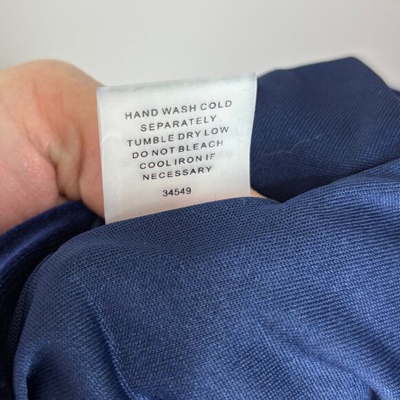 Sugar Lips Blue Velvet Long Sleeve Mini Dress Open Back Puff Shoulder holiday - Picture 9 of 9